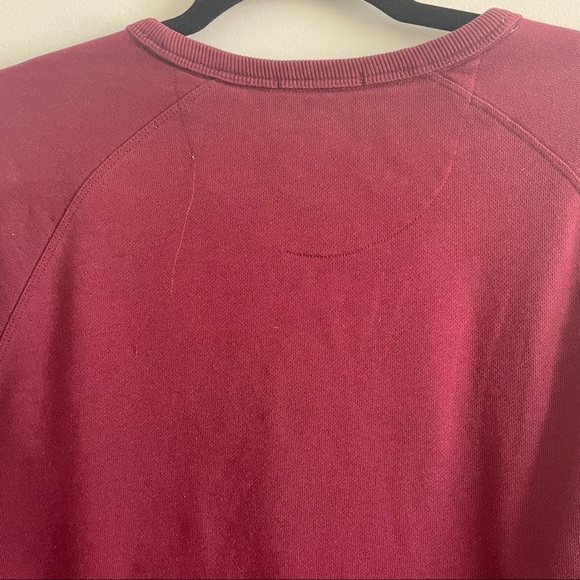 Brooks Brothers Crew Neck Sweater Maroon L Vintage Aesthetic - Picture 5 of 8